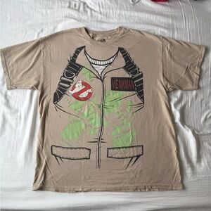 Ghostbusters Glow in The Dark Venkman Costume T Shirt Licensed